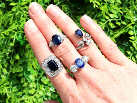 Collection of Sapphire Engagement Rings