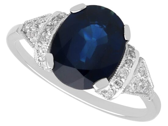 Antique Sapphire Diamond Ring