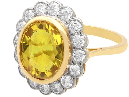 7.00ct Yellow Sapphire Ring