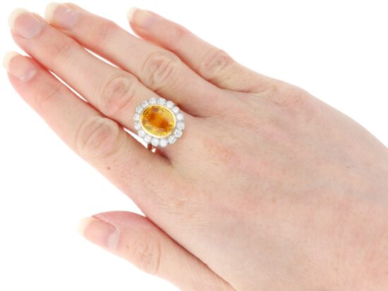 Yellow Sapphire Wearing Image