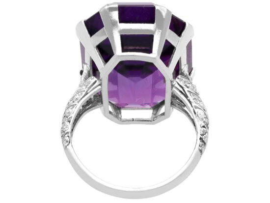 Reverse Antique Amethyst Cocktail Ring