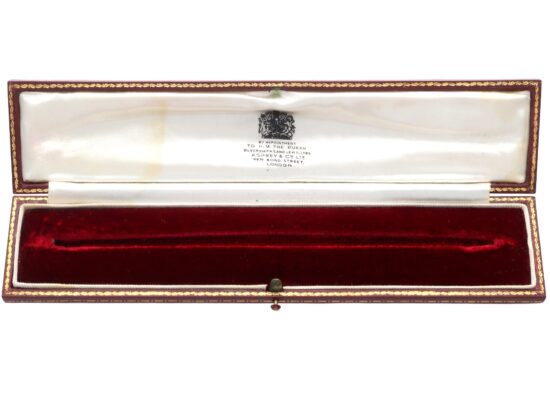 empty box for Luxury 14 carat Diamond Line Bracelet in Platinum
