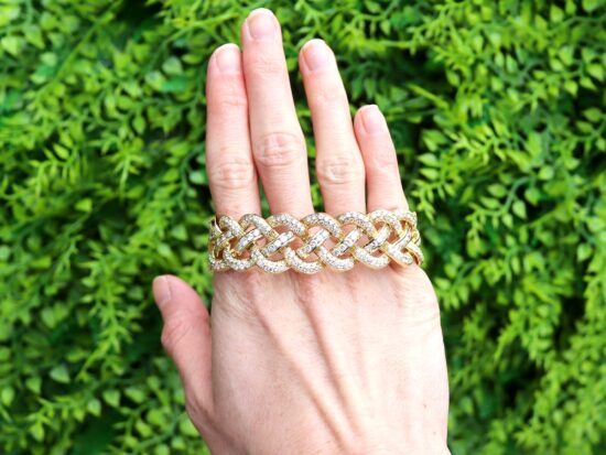 10.20ct Diamond Bracelet Front