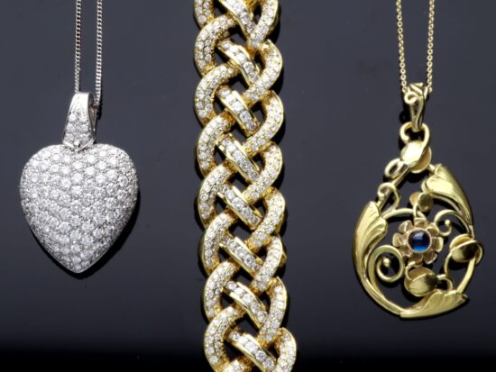 Diamond and Yellow Gold Jewellery