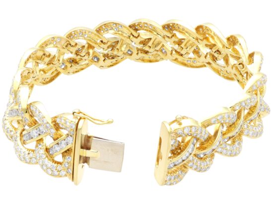 Hinged Link Bracelet Open