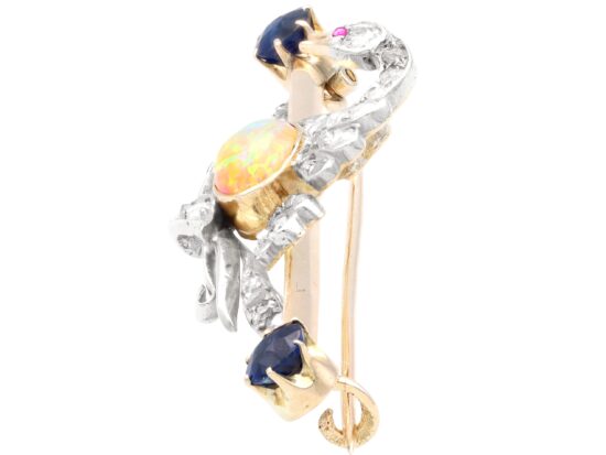 1.50ct Opal Brooch Front