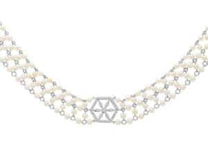 Antique Pearl Choker Necklace