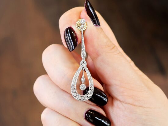 2.25ct Diamond Earrings Front