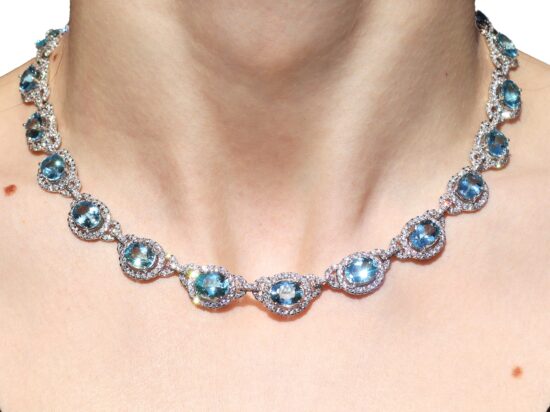 Necklace Worn On Neck