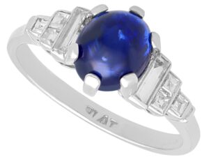 Antique Ceylon Sapphire Ring