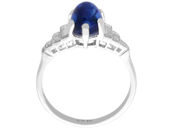 Baguette Diamond Shoulder Detail