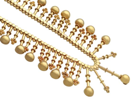 Fringe Necklace Close Up