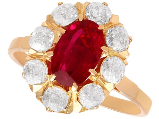 Antique Ruby Diamond Ring