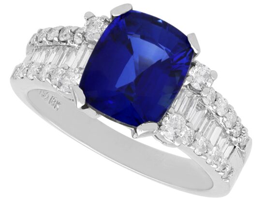 Vintage Sapphire Diamond Ring
