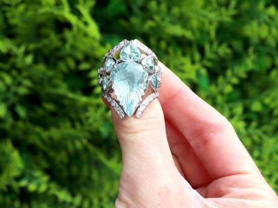 16.21ct Aquamarine Ring Front