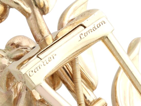Cartier Brooch Close Up