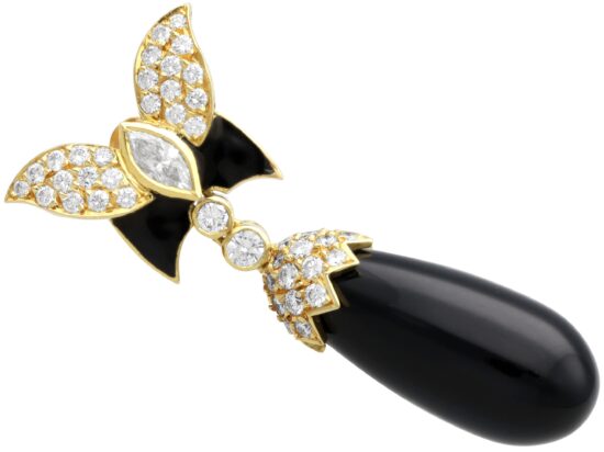 Ninety Diamond Earrings Detail