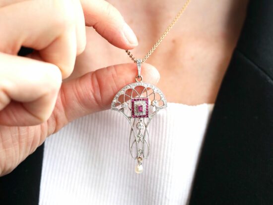 Natural Pearl Pendant Drop