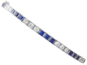 Antique Sapphire Line Bracelet