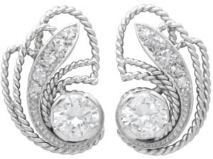 Art Deco Diamond Earrings