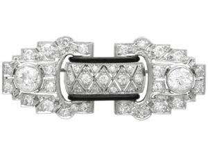 Art Deco Enamel Brooch