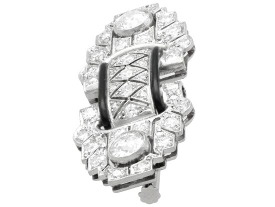Geometric Brooch Angled View