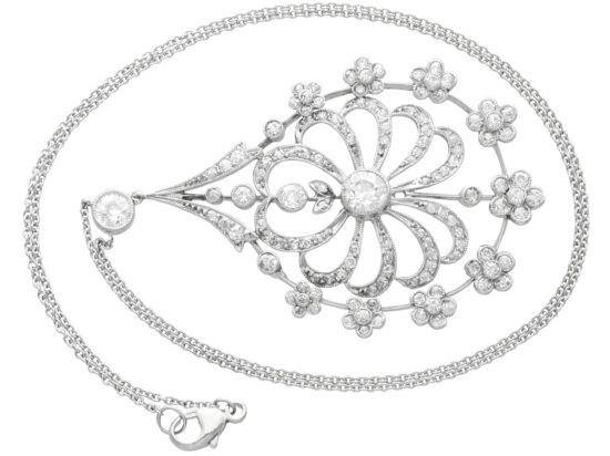 Circular Floral Pendant Detail