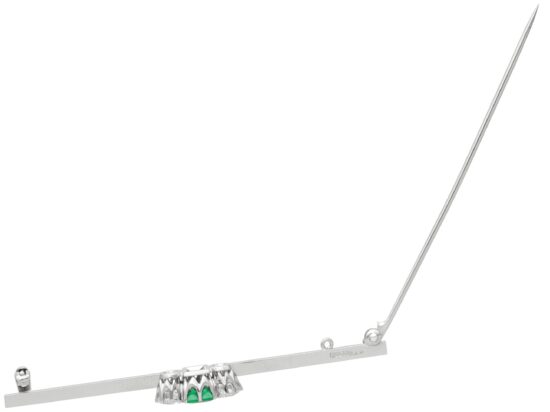Hinged Pin Clasp Fastening Open