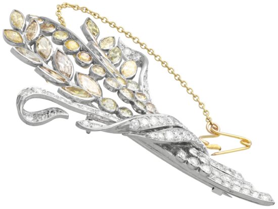 Old European Yellow Diamond Detail