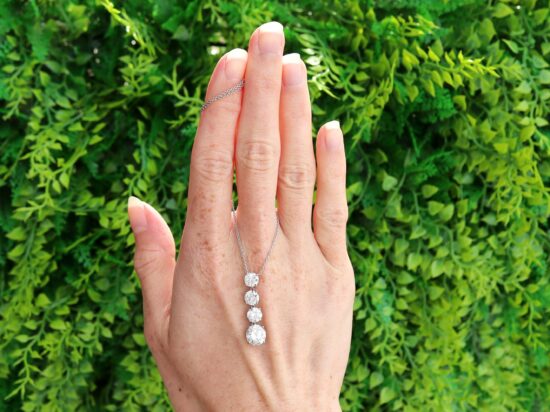 Vintage Diamond Necklace Outside