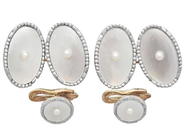 Mother-of-Pearl Pearl 14ct Gold Set