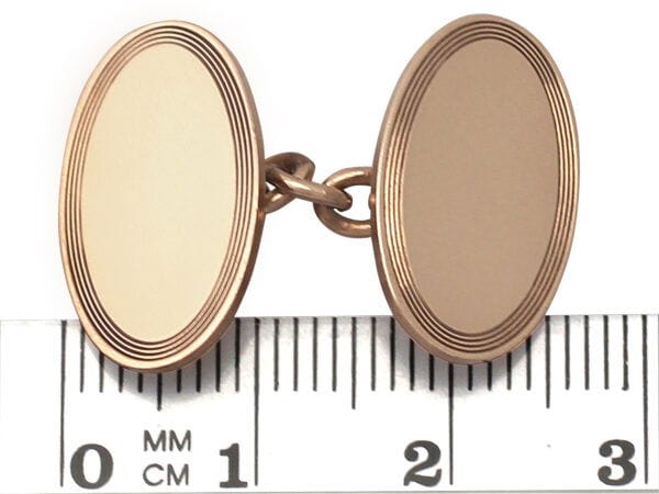 9 ct Rose Gold Size Reference