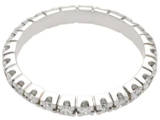 14ct White Gold Diamond Eternity Ring