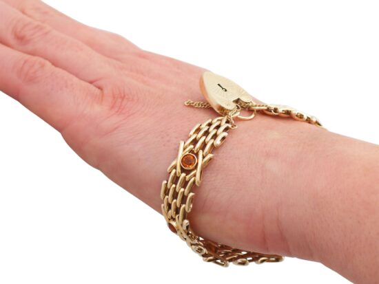 Gold Bracelet On Wrist