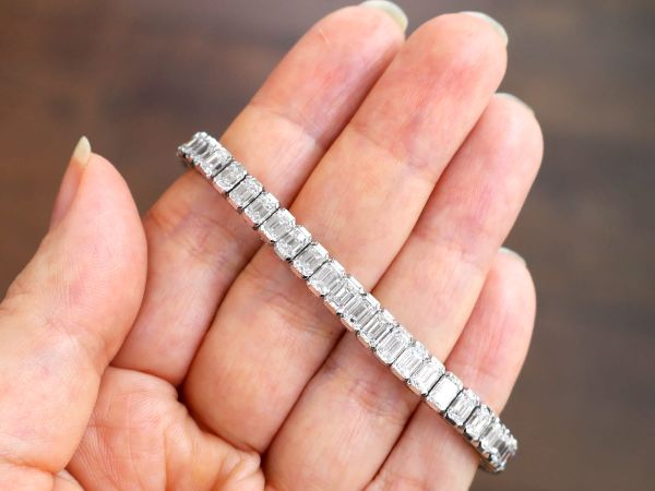 Antique Diamond Line Bracelet