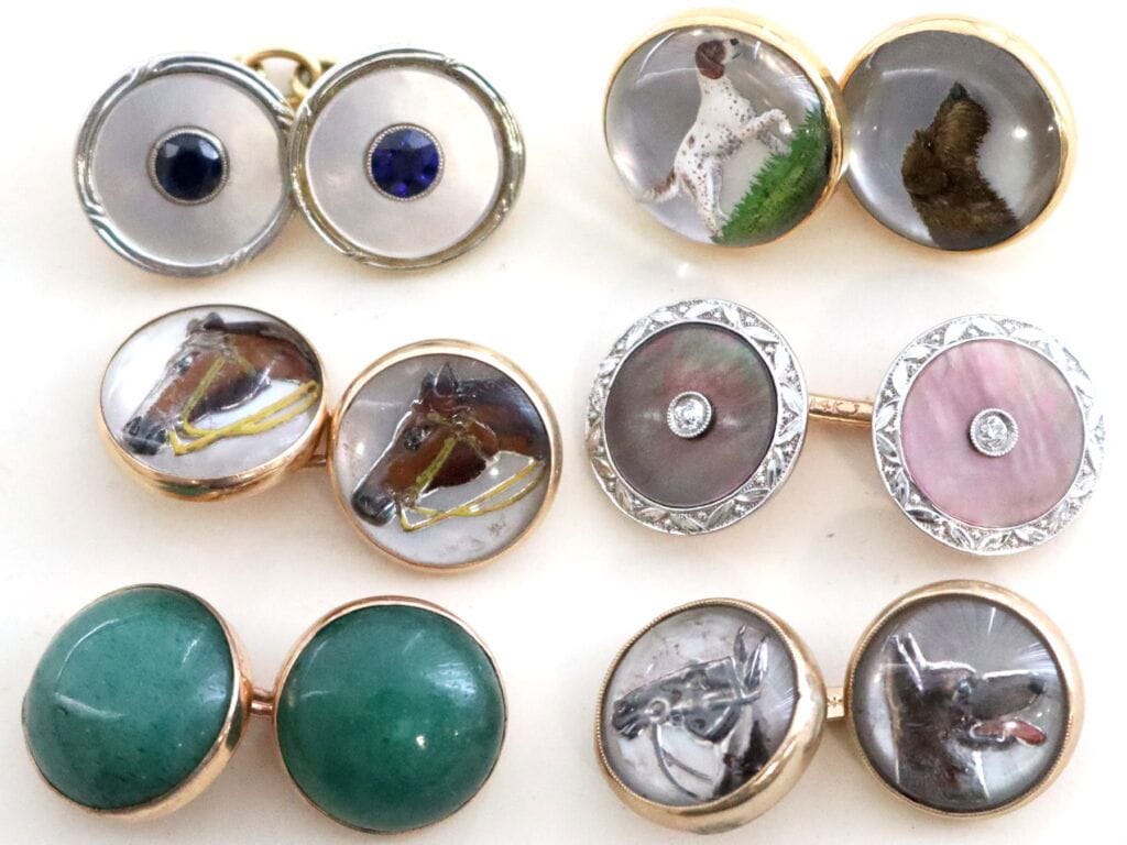 antique vintage cufflinks