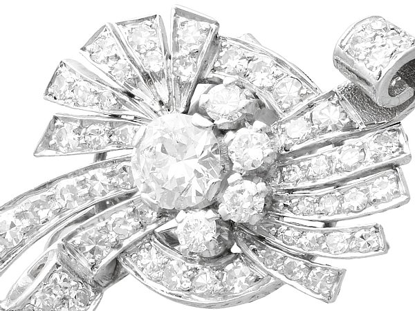 Diamond Cluster Earrings Close-Up