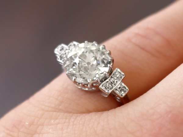 3 Carat Vintage Engagement Ring