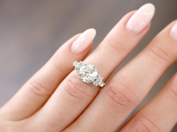 Art Deco Diamond Engagement Ring