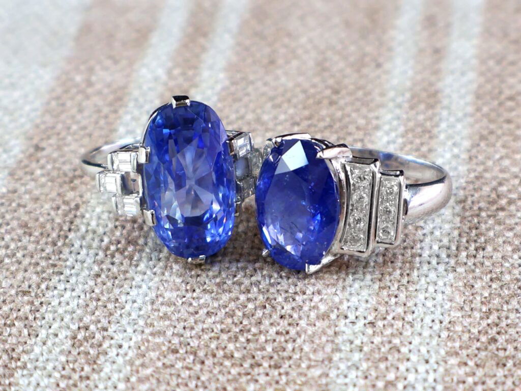 Art Deco Sapphire Rings