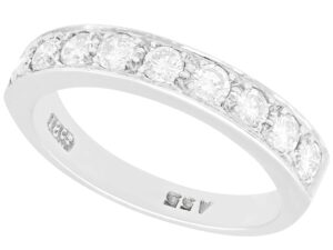 Vintage Diamond Half Eternity Ring
