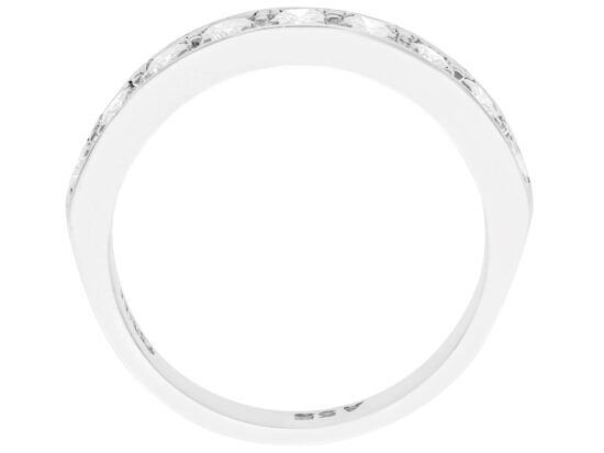 Vintage Diamond Half Eternity Ring