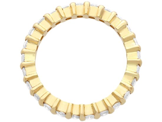 Yellow Gold Full Diamond Eternity Ring