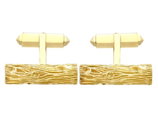 vintage 18k gold cufflinks