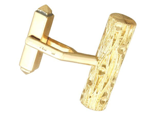vintage 18k gold cufflink