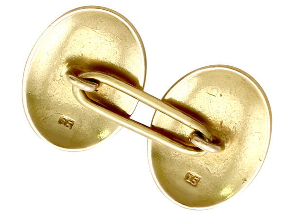 Victorian solid gold cufflinks