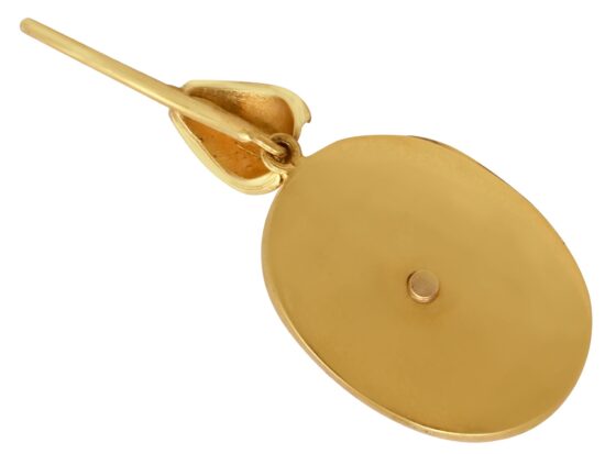 Old European Diamond Earring Detail