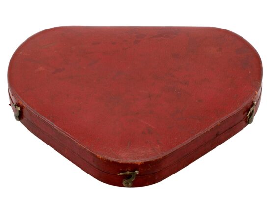 Red Leatherette Jewellery Box