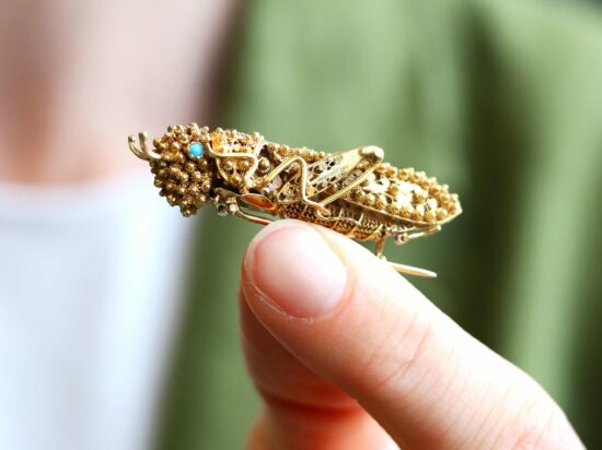 Yellow Gold Brooch