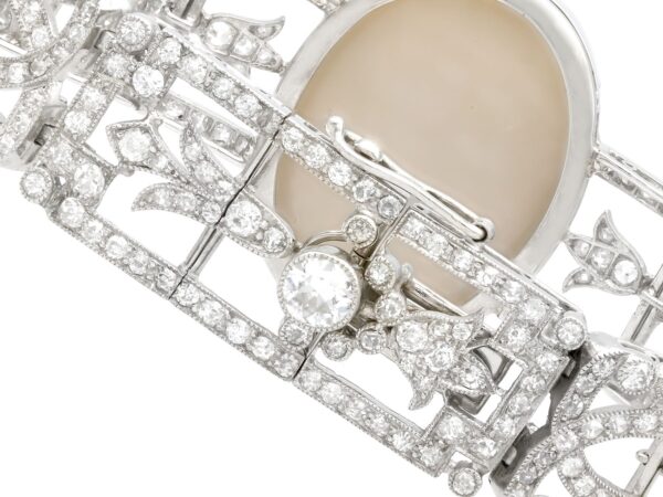 Antique Opal Diamond Back Detail